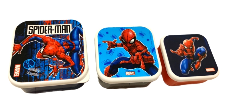 Snackboxen 3er set spiderman